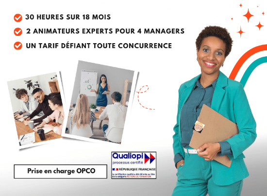Parcours pour managers Pass Managers + Le parcours management - 30 heures sur 18 mois, 2 animateurs experst, tarif défiant toute concurrence